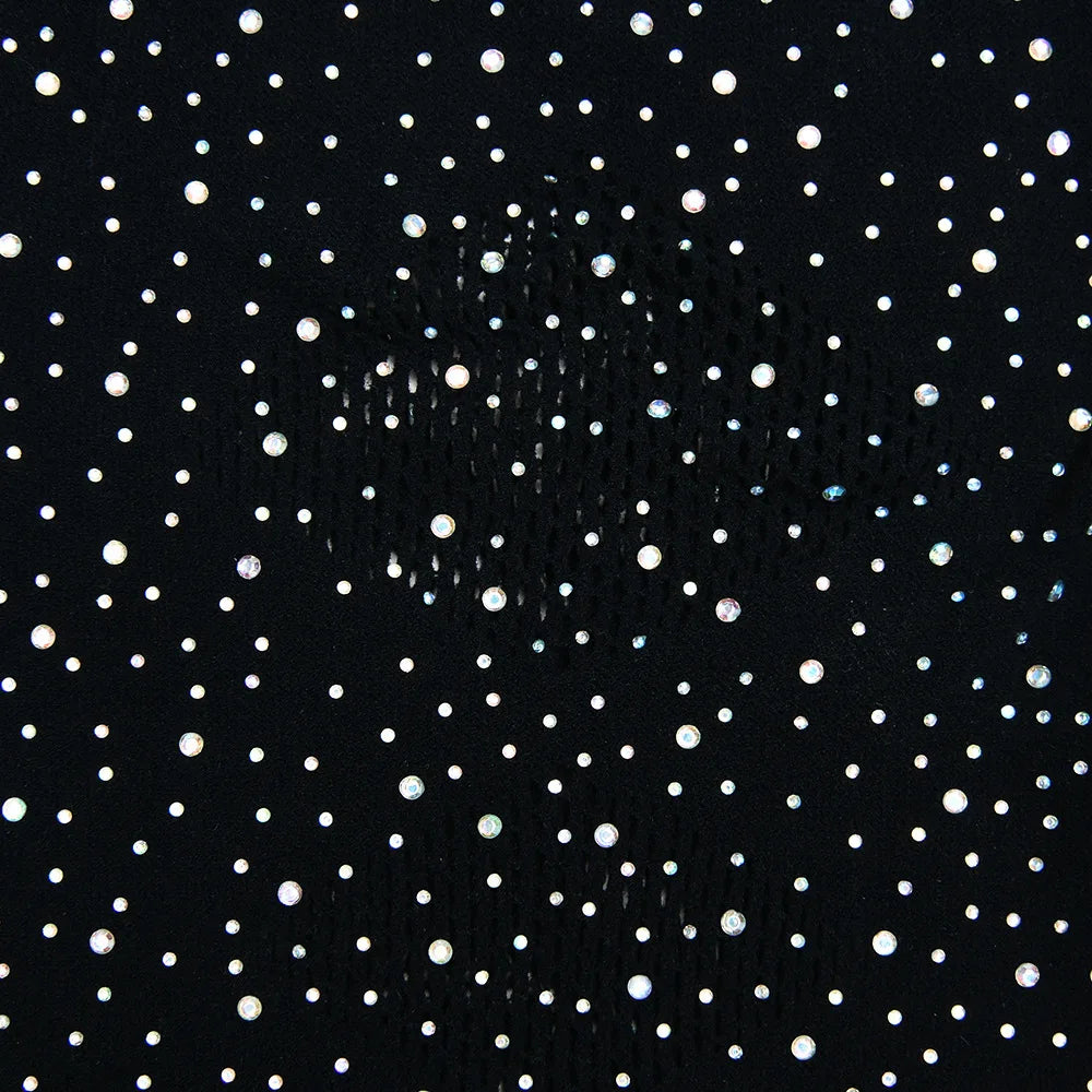 Long sleeve bodysuits sexy Summer outfit body suits women y2k clothes black bodysuit knitted rhinestone body suits seethrough