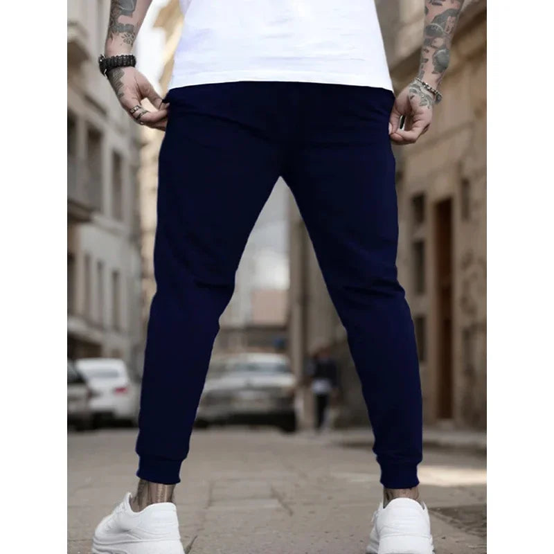 Summer Men's Joggers Ideal for Running Fitness Breathable Sweatpants for Workout Fashion Casual Trousers