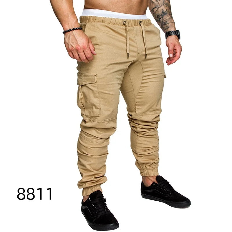 Men's Jogger Sweat Pants Sports Trousers Harem Casual Straight Leg Long Pants Youthful Spring i Color No Brand