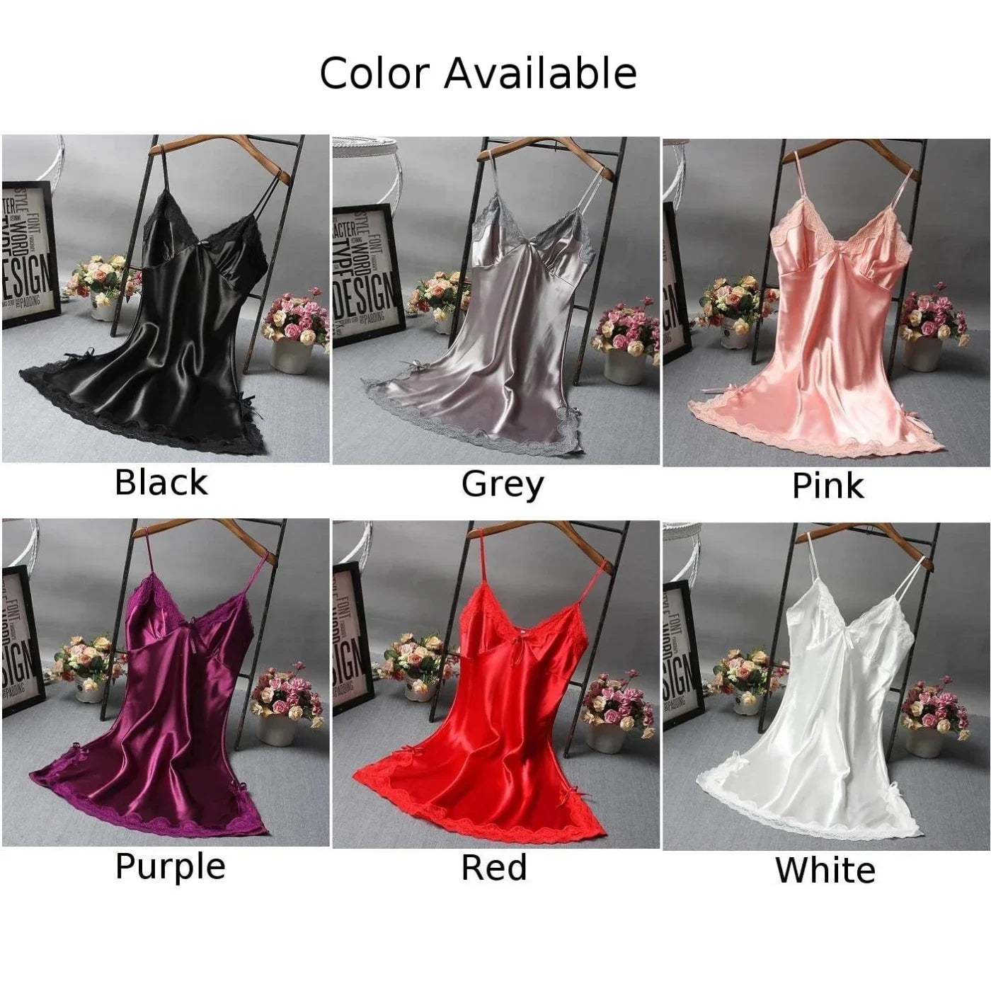 Ladies Wrap Dress Women Nightwear Breathable Lace Lightweight Lingerie Sleepwear Nightdress Sleeveless Fashion