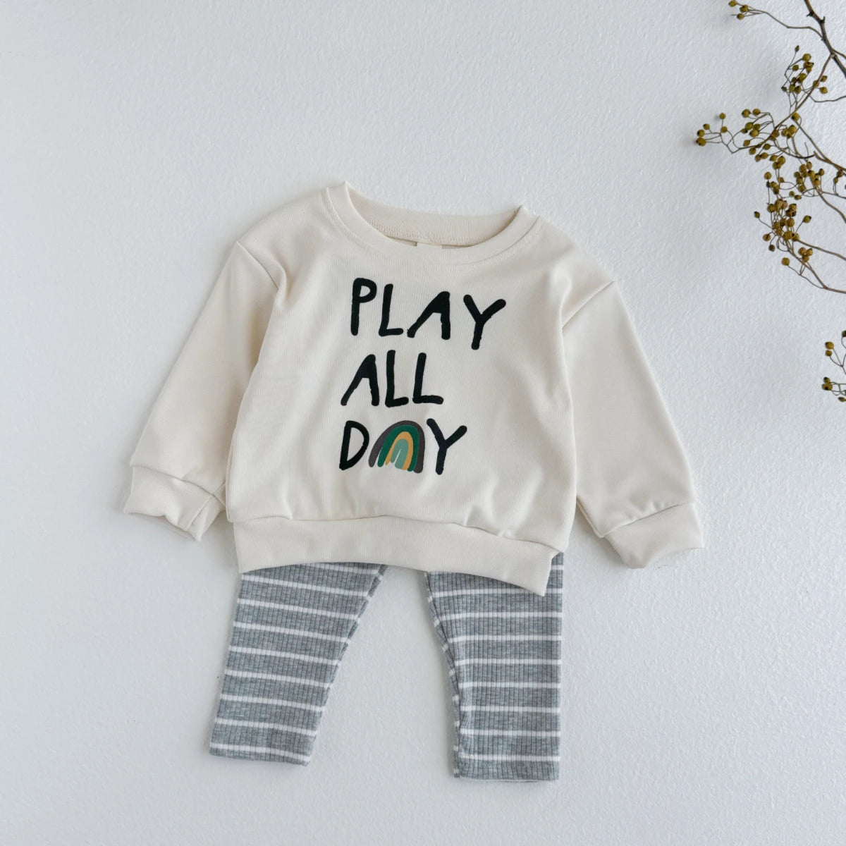 New Baby Suits Baby Boy Clothes Autumn Long Sleeves 2PCS Infant Outfit Kids Girl Tracksuit Top Pants Sets Toddler 0-3 Years