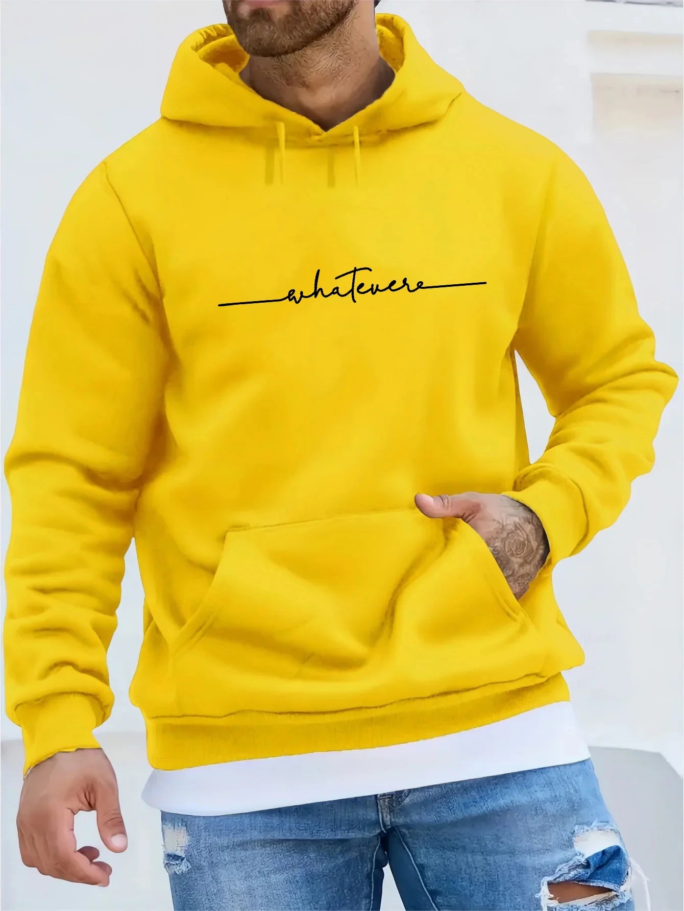 This Autumn and Winter Casual, Fashionable and Simple Letter-printed Pullover Hoodie with Long Sleeves Is Comfortable and Sporty